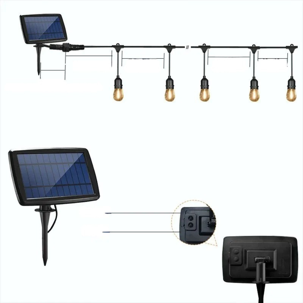 Amazon Solar-LED-String™ | Zauberhafte Solar LED-Lichterkette für magische Momente