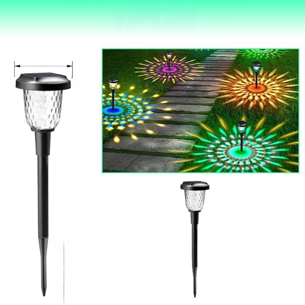 Solarweg-Rasenlicht™ | Bunte Solar-Gartenbeleuchtung