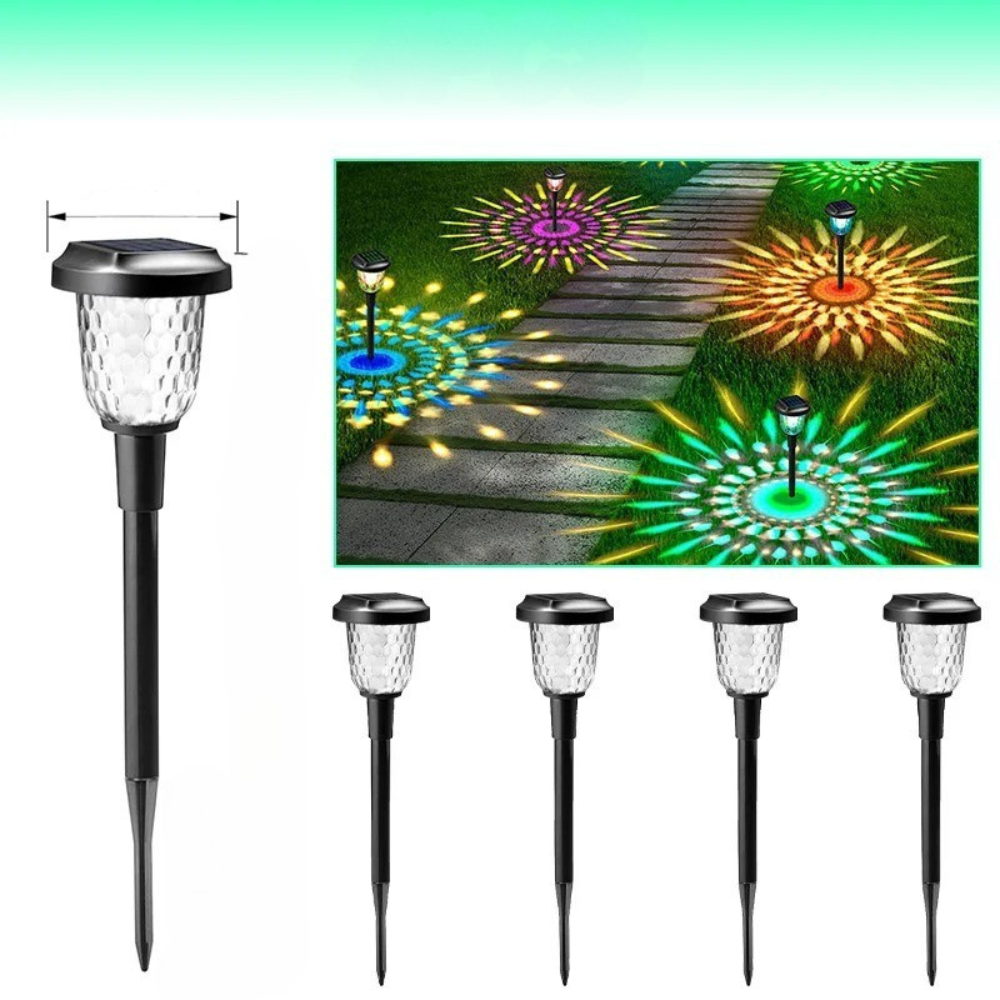 Solarweg-Rasenlicht™ | Bunte Solar-Gartenbeleuchtung