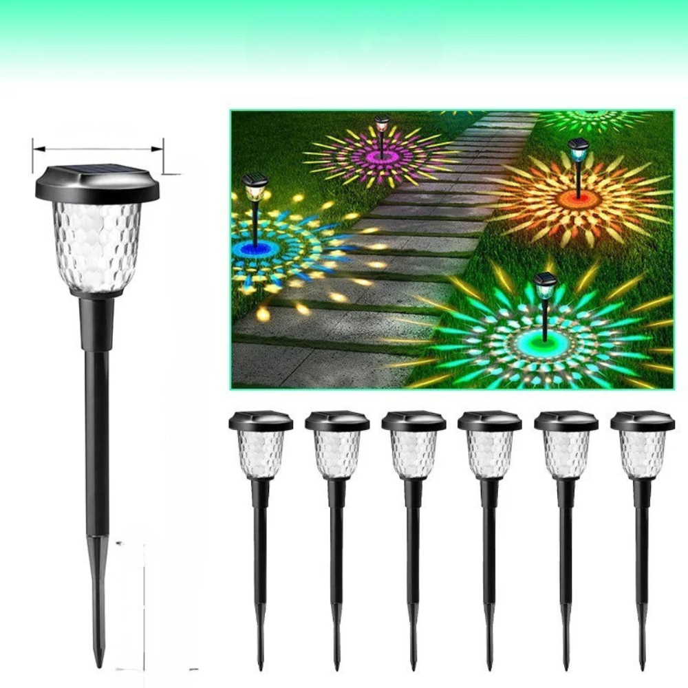 Solarweg-Rasenlicht™ | Bunte Solar-Gartenbeleuchtung