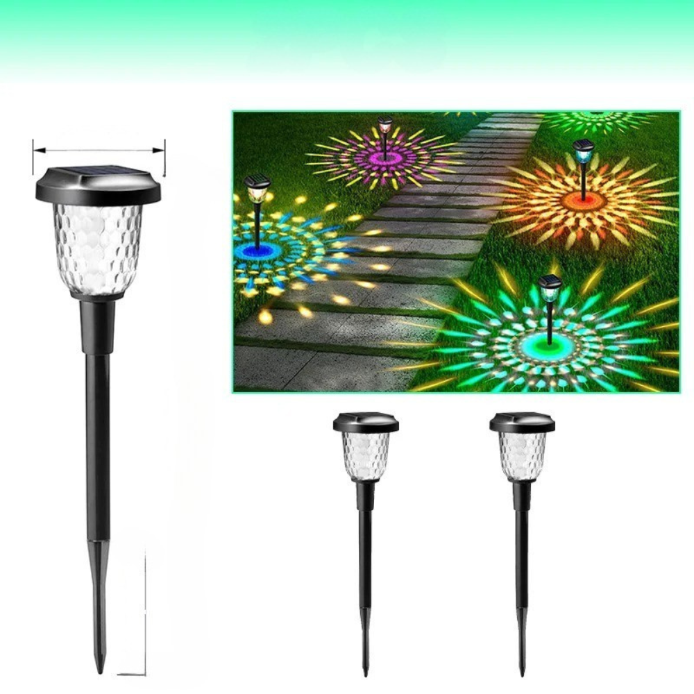 Solarweg-Rasenlicht™ | Bunte Solar-Gartenbeleuchtung
