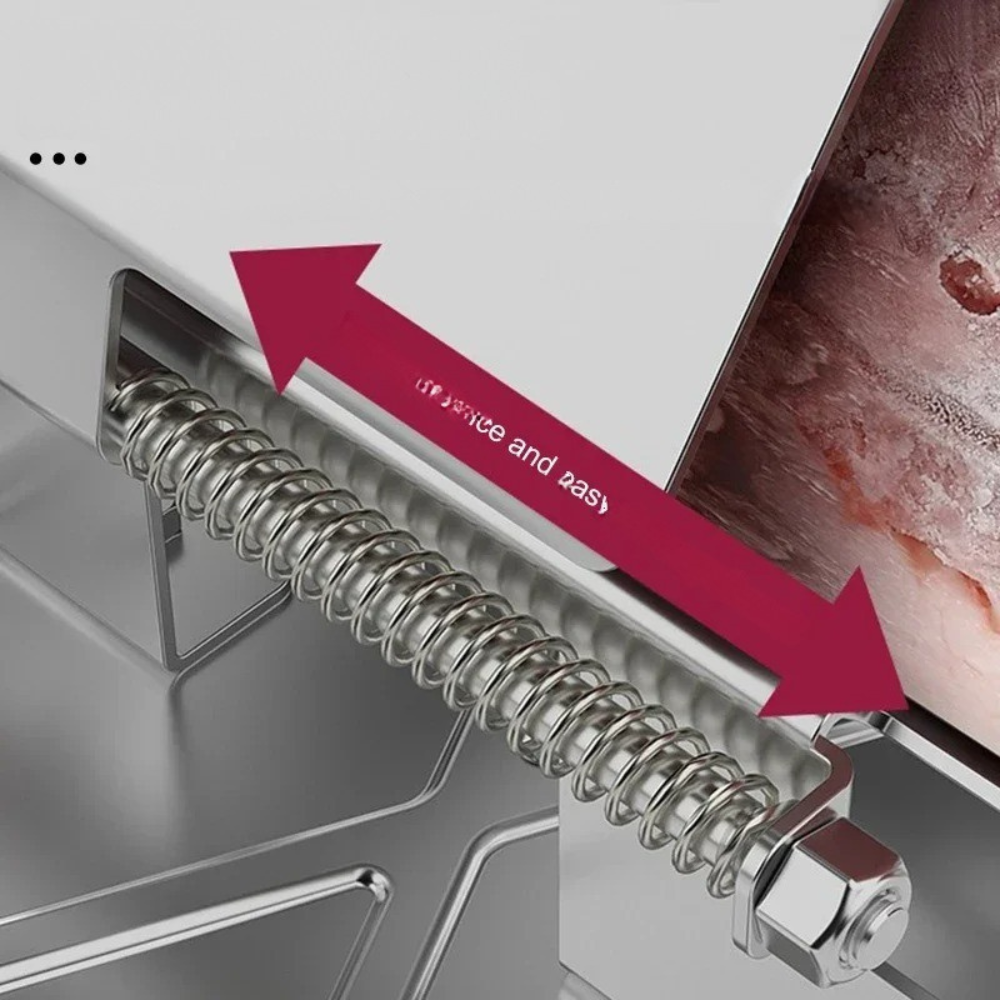 Manueller Fleischrollenschneider™ |  Manueller Fleischrollenschneider – Präzise, schnell