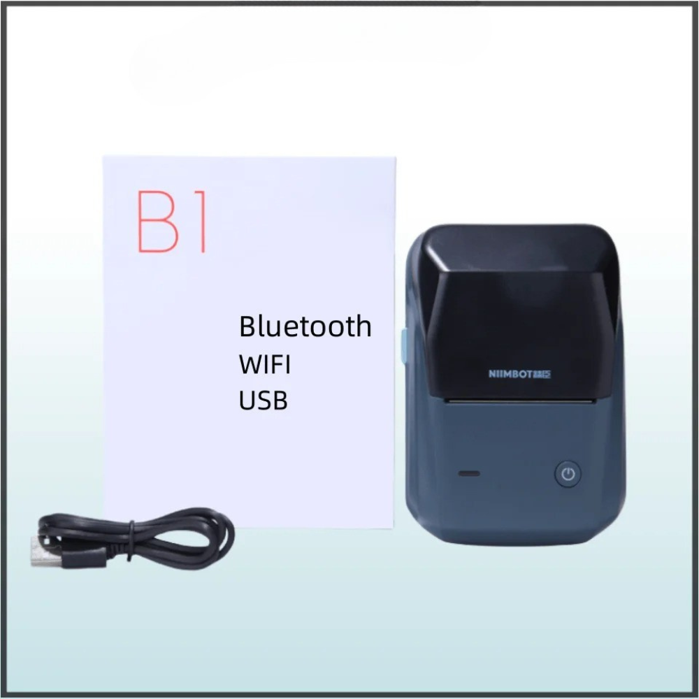Niimbot B1 Schwarz™ | Kompakter, schneller Etikettendrucker.