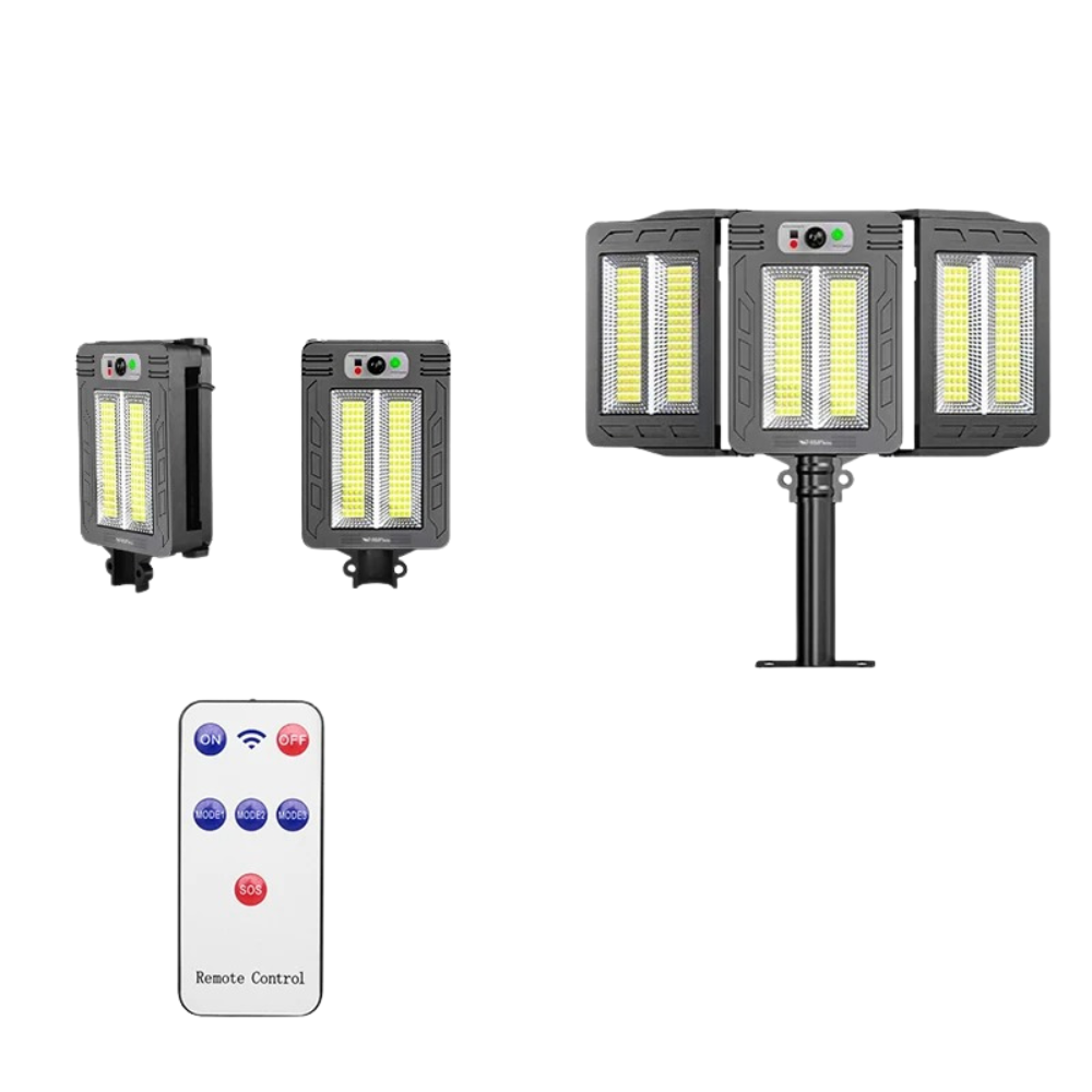 Helle LED-Solarlampen™ | Strahlende Solarleuchten für Sicherheit