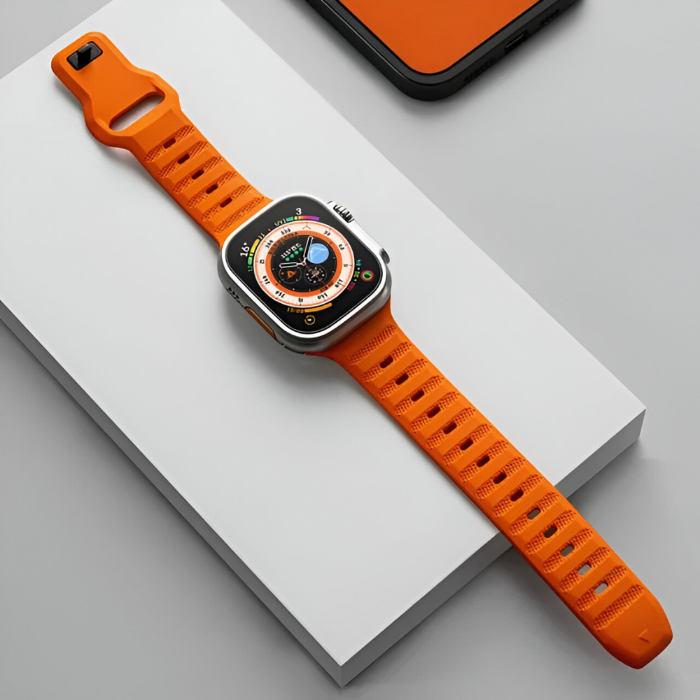 Orangefarbene Apple Watch™ | Lebendige Freiheit für dein Handgelenk