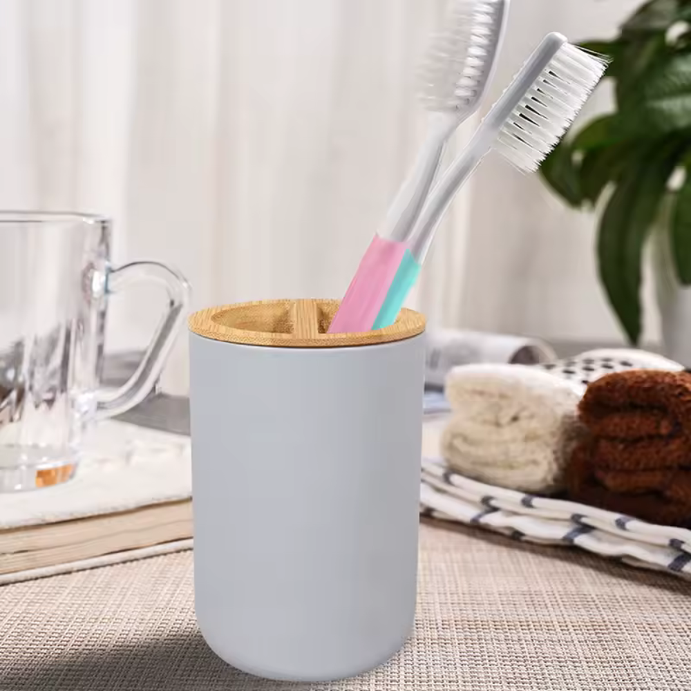 Badezimmer-Set aus Bambus™ | Harmonisches Bambus-Badezimmer-Set