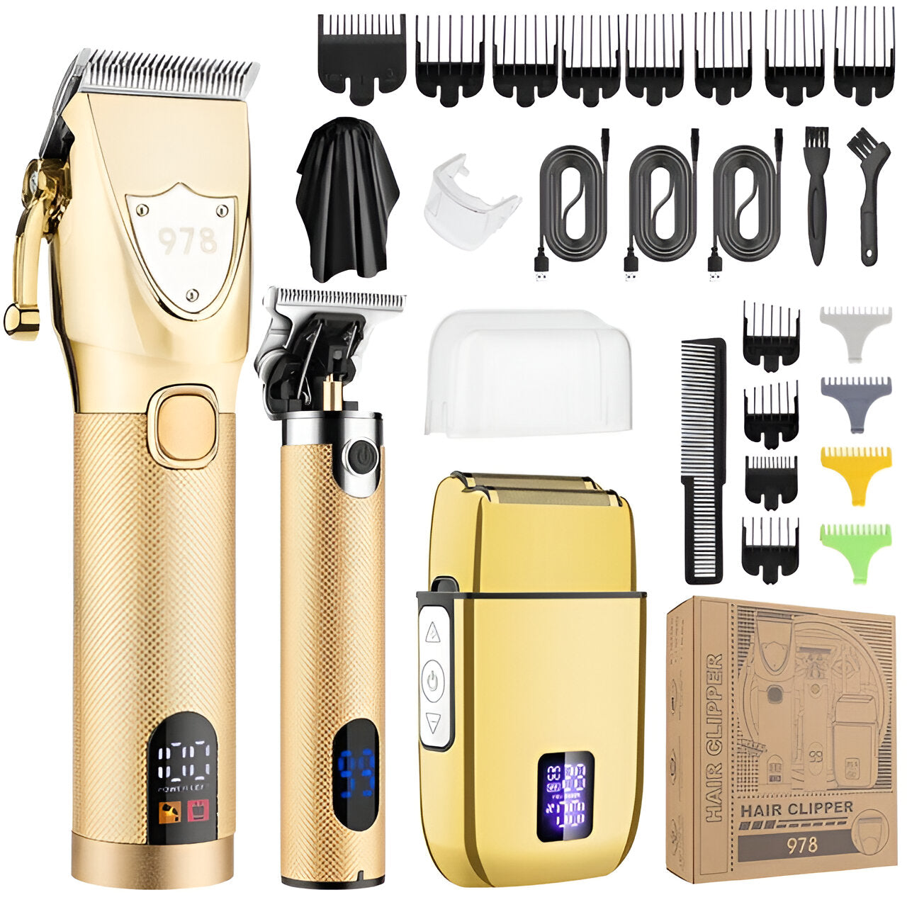 Resuxi 978-Power Hair™ | Perfekte Haarschneidemaschine für Profis
