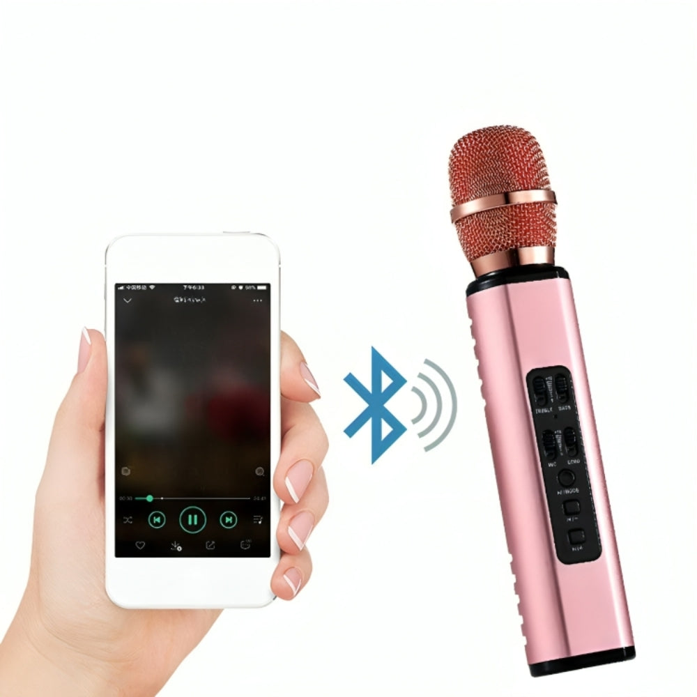 Bluetooth Musikmikrofon™ | Karaoke Magie Zum Mitnehmen