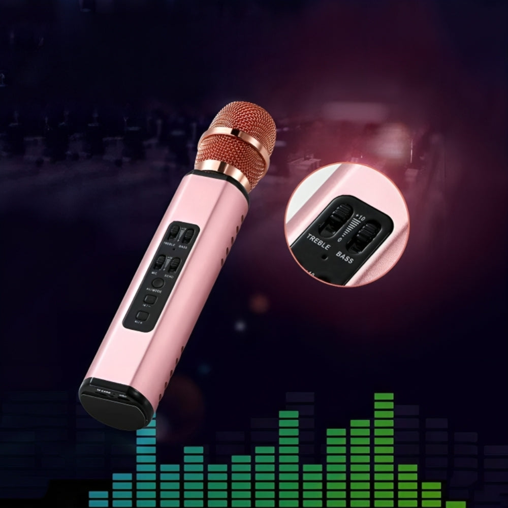 Bluetooth Musikmikrofon™ | Karaoke Magie Zum Mitnehmen